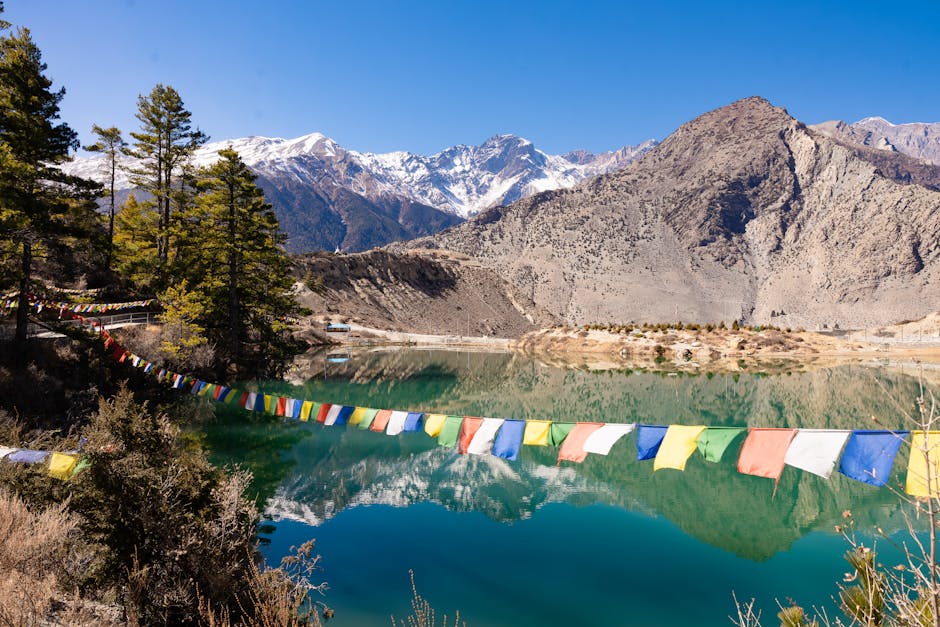 Mountains reflecting in lake representing peak performance